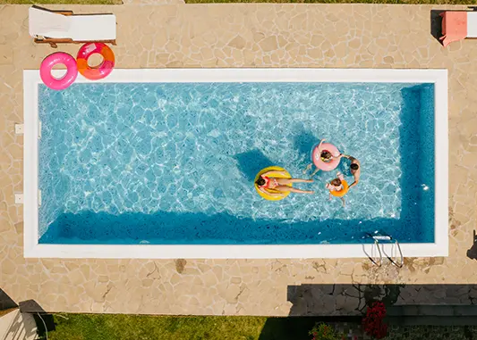 Kredit für Poolbau